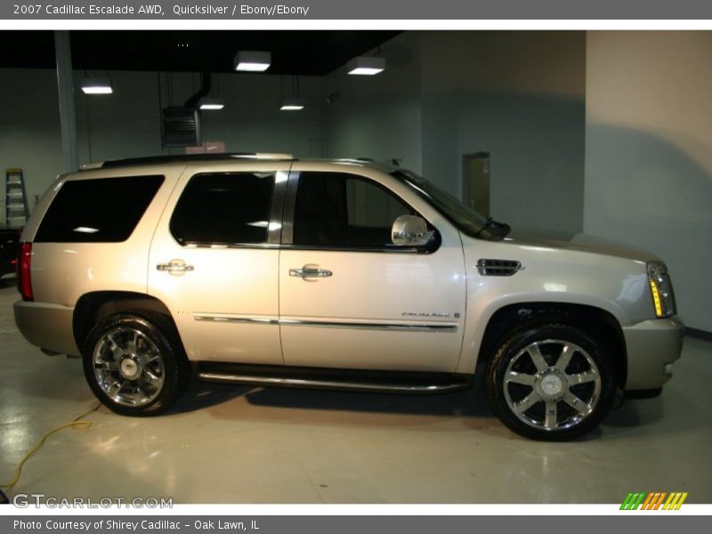 Quicksilver / Ebony/Ebony 2007 Cadillac Escalade AWD