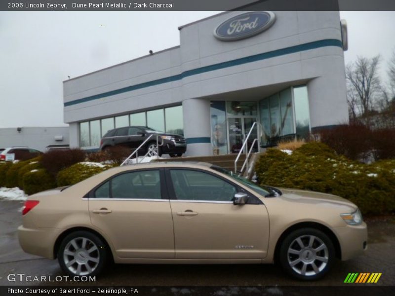 Dune Pearl Metallic / Dark Charcoal 2006 Lincoln Zephyr