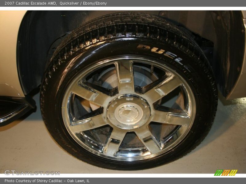 Quicksilver / Ebony/Ebony 2007 Cadillac Escalade AWD