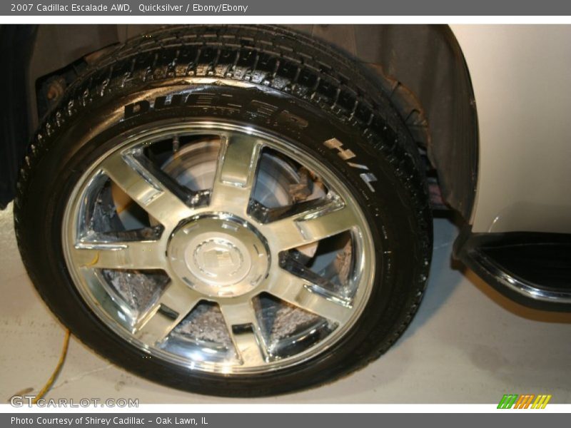 Quicksilver / Ebony/Ebony 2007 Cadillac Escalade AWD