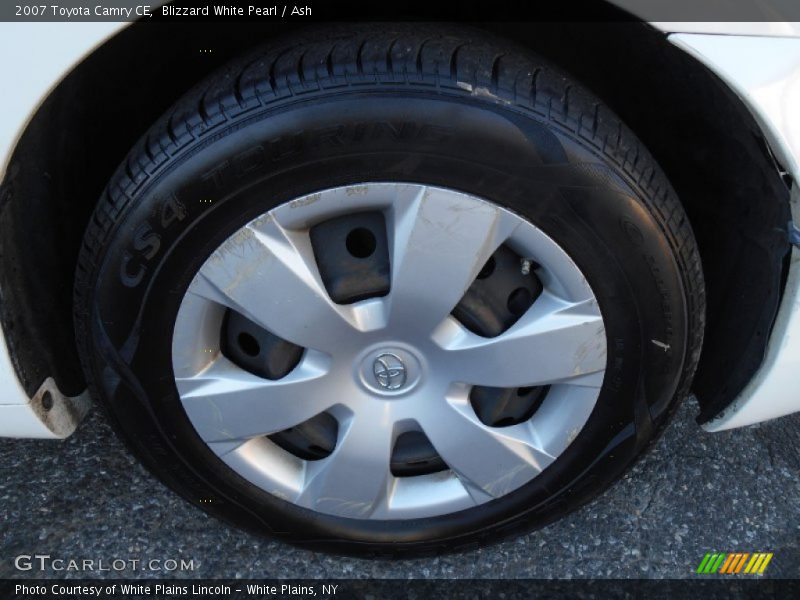 Blizzard White Pearl / Ash 2007 Toyota Camry CE