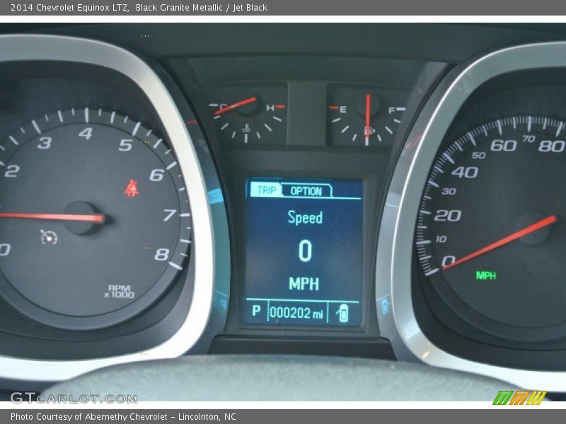 Black Granite Metallic / Jet Black 2014 Chevrolet Equinox LTZ