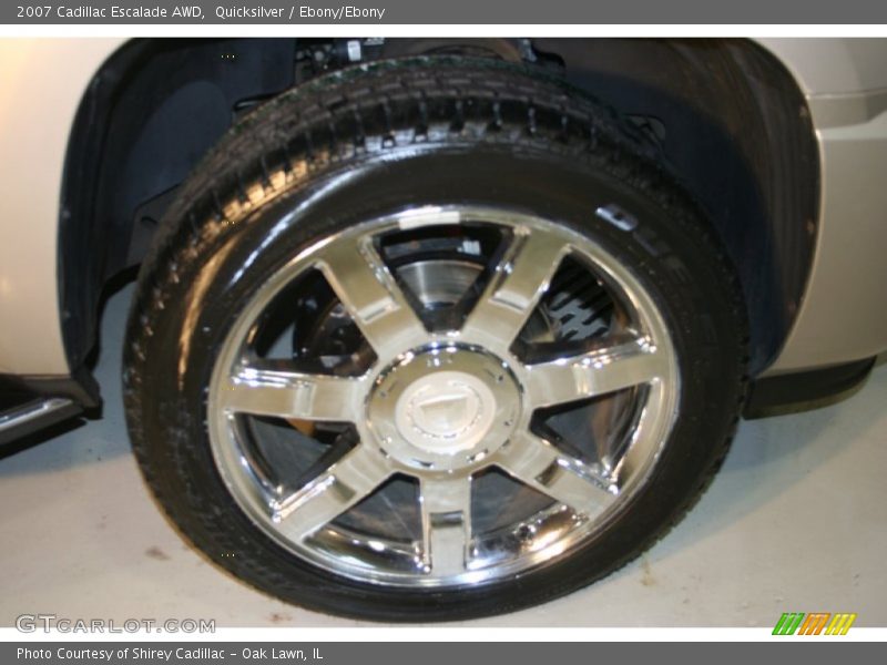 Quicksilver / Ebony/Ebony 2007 Cadillac Escalade AWD