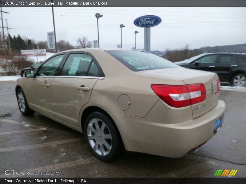 Dune Pearl Metallic / Dark Charcoal 2006 Lincoln Zephyr