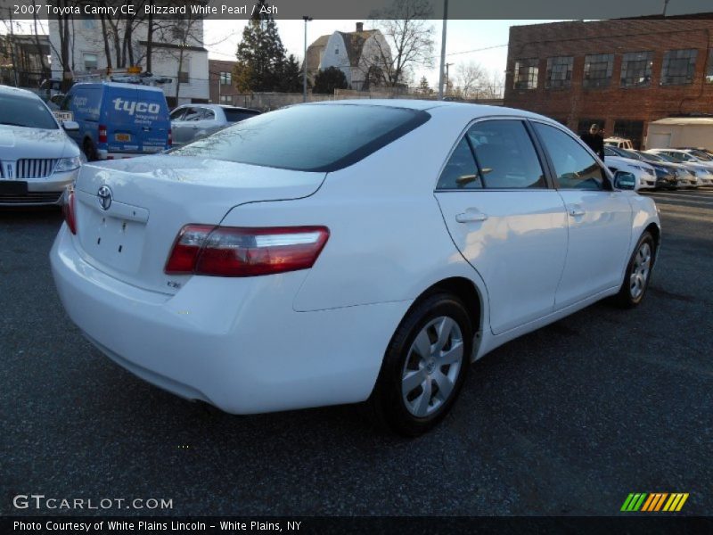 Blizzard White Pearl / Ash 2007 Toyota Camry CE