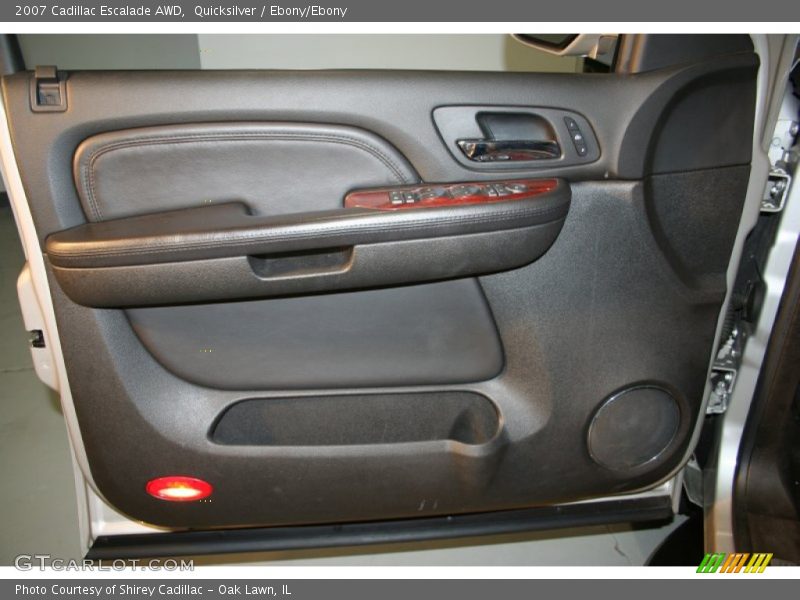Quicksilver / Ebony/Ebony 2007 Cadillac Escalade AWD