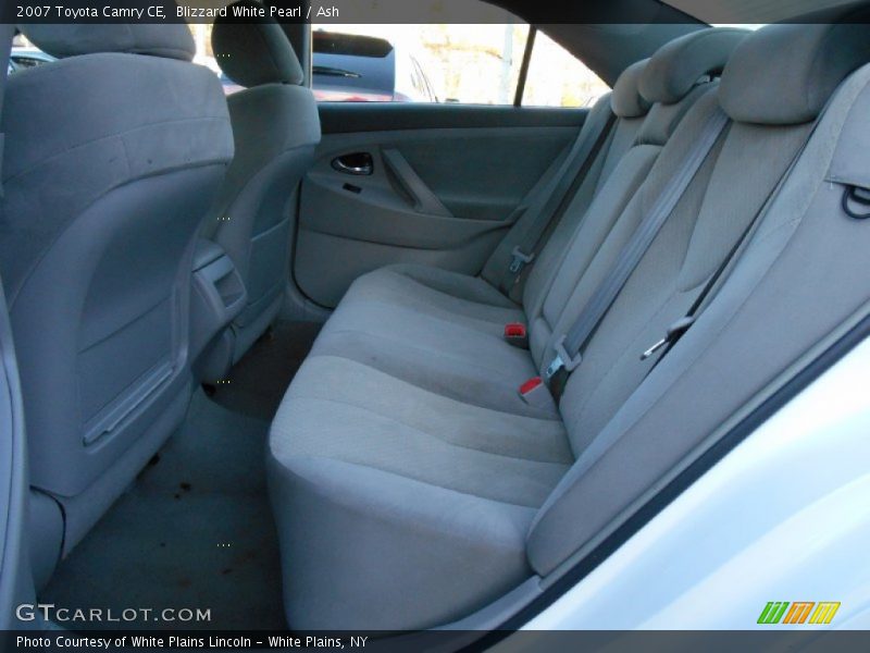 Blizzard White Pearl / Ash 2007 Toyota Camry CE