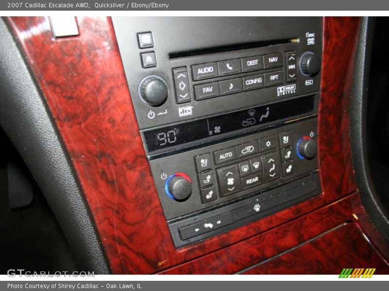 Quicksilver / Ebony/Ebony 2007 Cadillac Escalade AWD