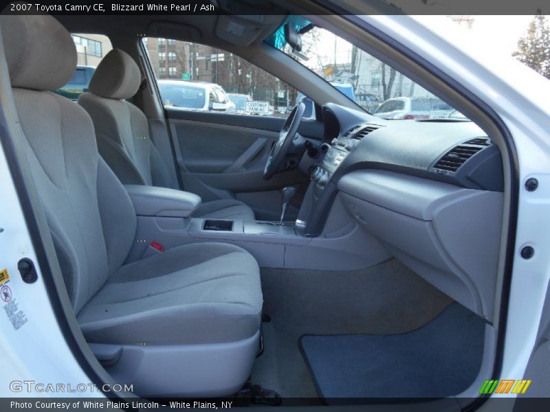 Blizzard White Pearl / Ash 2007 Toyota Camry CE