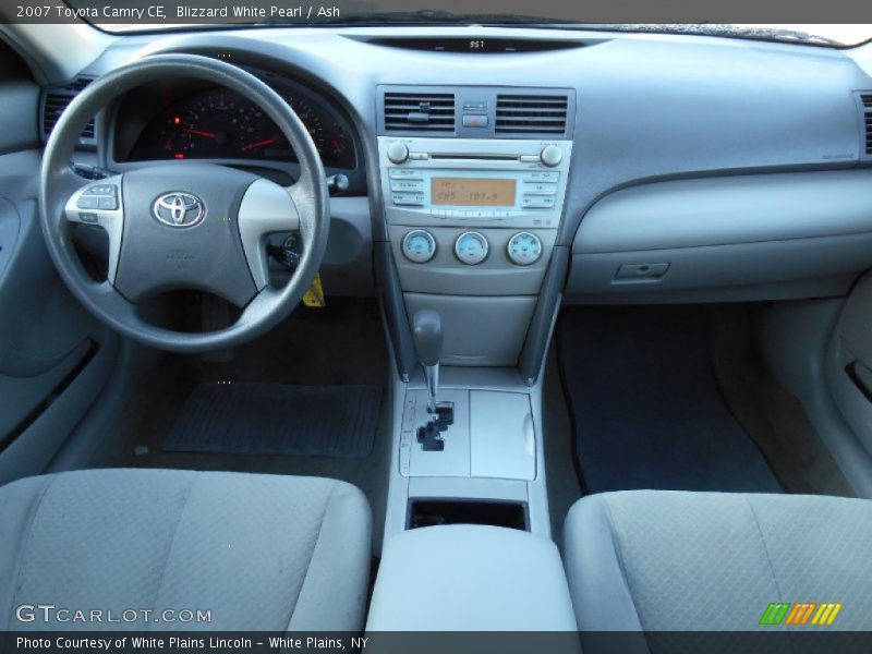 Blizzard White Pearl / Ash 2007 Toyota Camry CE