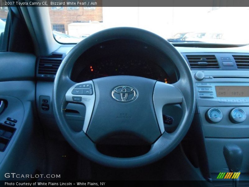 Blizzard White Pearl / Ash 2007 Toyota Camry CE
