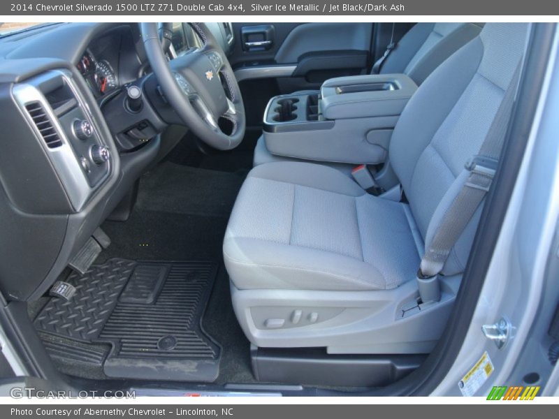 Silver Ice Metallic / Jet Black/Dark Ash 2014 Chevrolet Silverado 1500 LTZ Z71 Double Cab 4x4