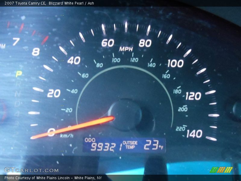 Blizzard White Pearl / Ash 2007 Toyota Camry CE