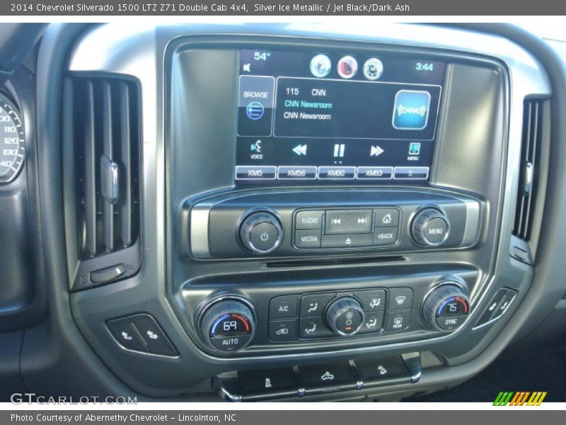 Silver Ice Metallic / Jet Black/Dark Ash 2014 Chevrolet Silverado 1500 LTZ Z71 Double Cab 4x4