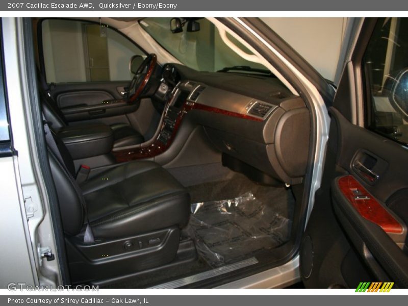 Quicksilver / Ebony/Ebony 2007 Cadillac Escalade AWD