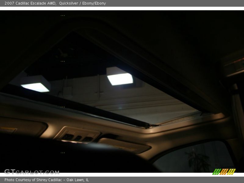 Quicksilver / Ebony/Ebony 2007 Cadillac Escalade AWD