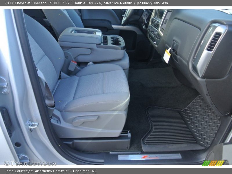 Silver Ice Metallic / Jet Black/Dark Ash 2014 Chevrolet Silverado 1500 LTZ Z71 Double Cab 4x4