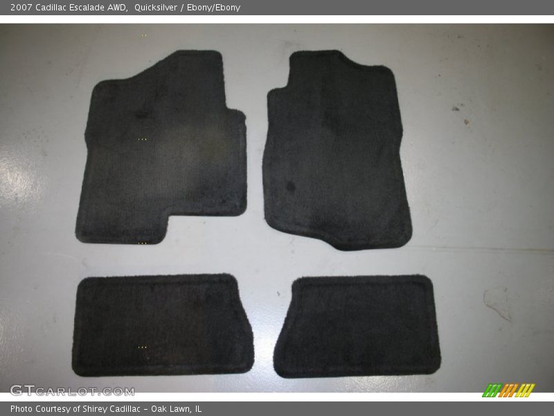 Quicksilver / Ebony/Ebony 2007 Cadillac Escalade AWD