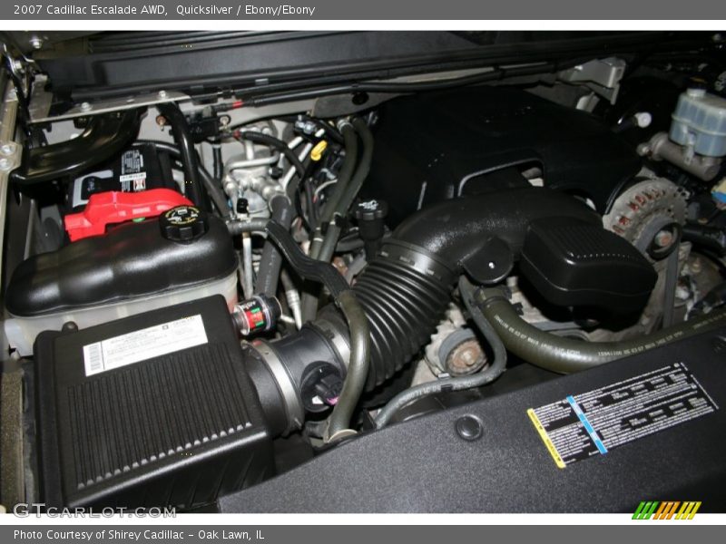 Quicksilver / Ebony/Ebony 2007 Cadillac Escalade AWD