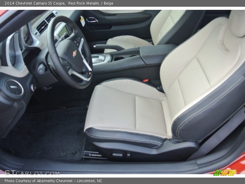 Front Seat of 2014 Camaro SS Coupe