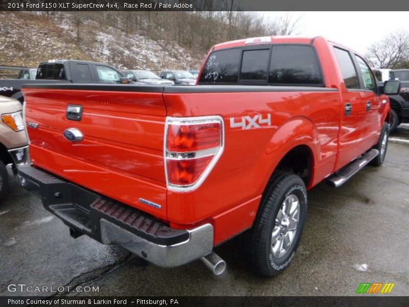 Race Red / Pale Adobe 2014 Ford F150 XLT SuperCrew 4x4