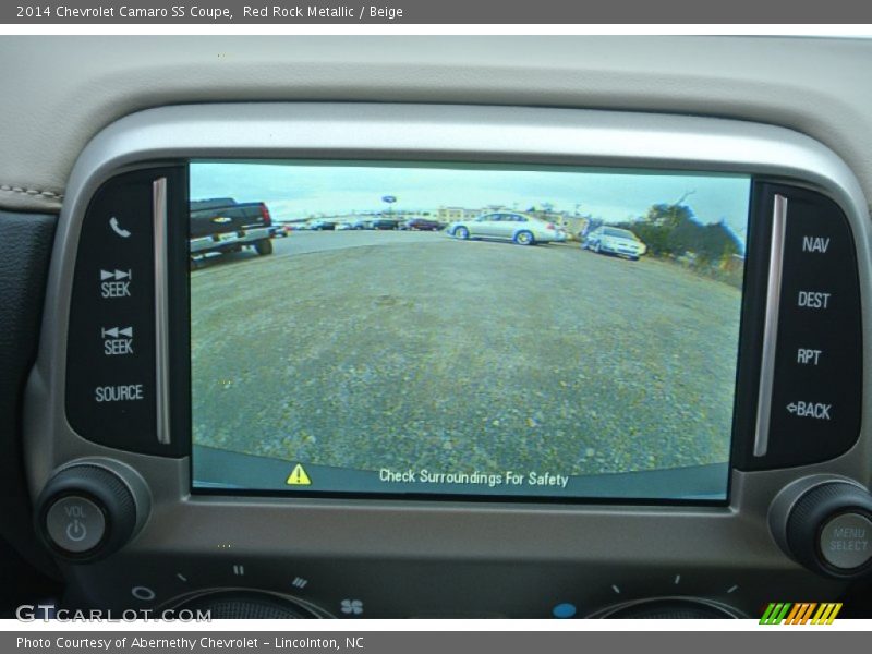 Red Rock Metallic / Beige 2014 Chevrolet Camaro SS Coupe
