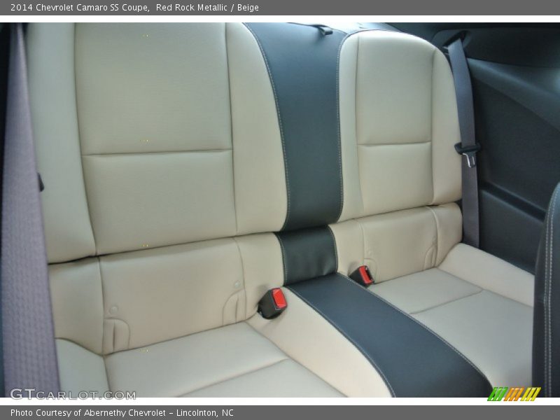 Red Rock Metallic / Beige 2014 Chevrolet Camaro SS Coupe