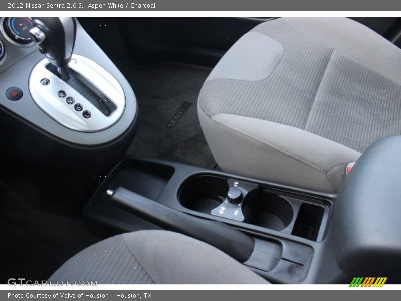 Aspen White / Charcoal 2012 Nissan Sentra 2.0 S