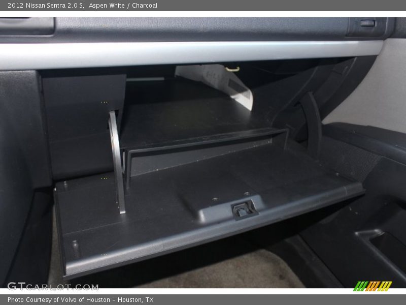 Aspen White / Charcoal 2012 Nissan Sentra 2.0 S