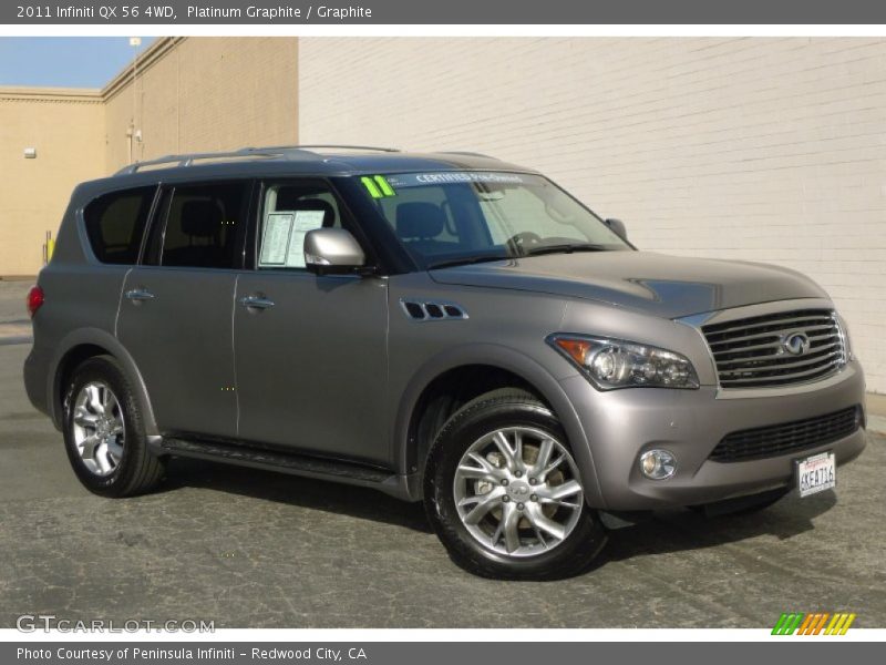 Front 3/4 View of 2011 QX 56 4WD