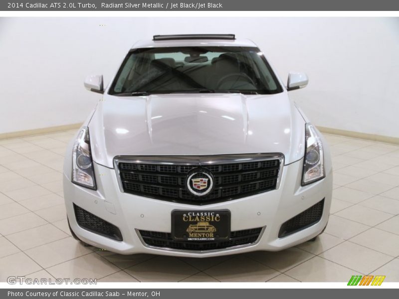 Radiant Silver Metallic / Jet Black/Jet Black 2014 Cadillac ATS 2.0L Turbo