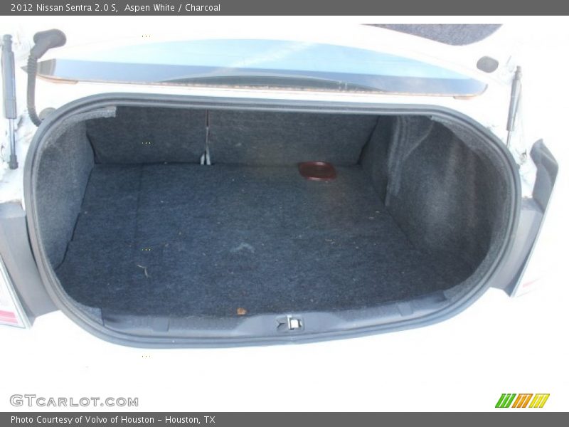 Aspen White / Charcoal 2012 Nissan Sentra 2.0 S