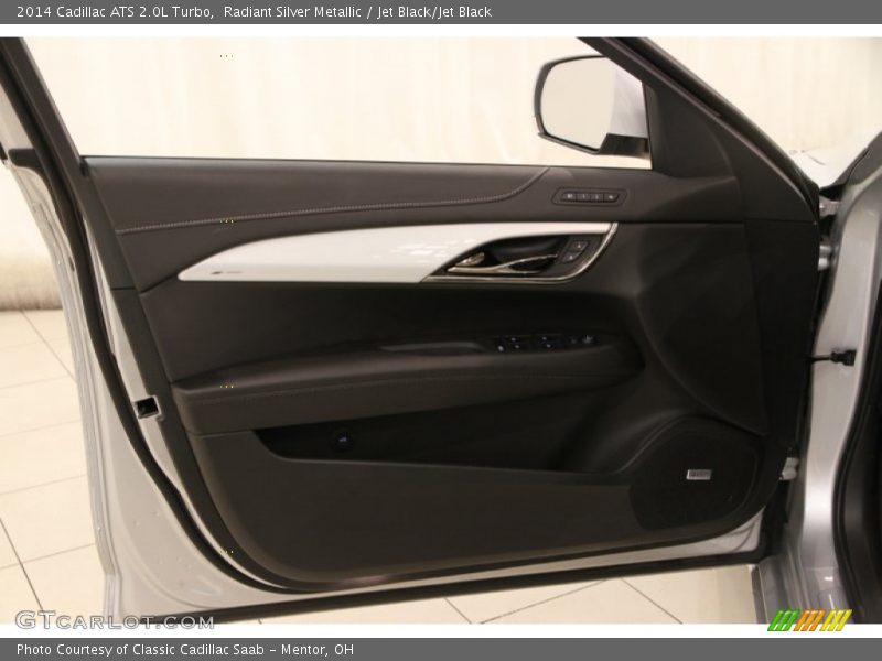Radiant Silver Metallic / Jet Black/Jet Black 2014 Cadillac ATS 2.0L Turbo