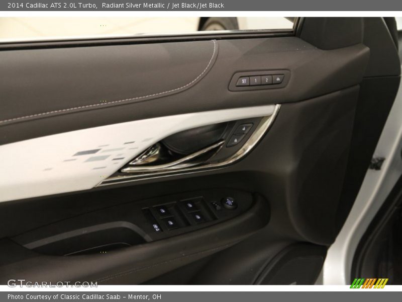 Radiant Silver Metallic / Jet Black/Jet Black 2014 Cadillac ATS 2.0L Turbo