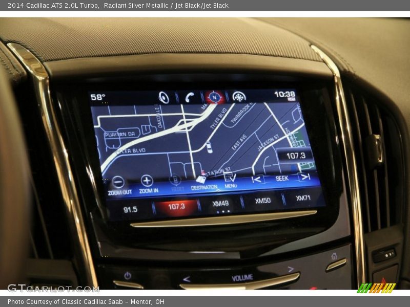 Radiant Silver Metallic / Jet Black/Jet Black 2014 Cadillac ATS 2.0L Turbo