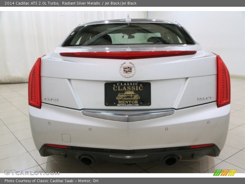 Radiant Silver Metallic / Jet Black/Jet Black 2014 Cadillac ATS 2.0L Turbo