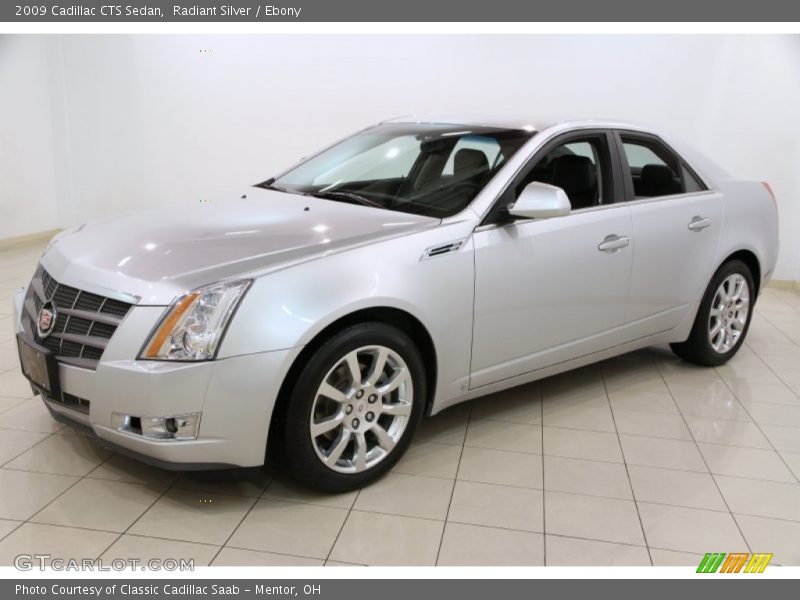 Radiant Silver / Ebony 2009 Cadillac CTS Sedan
