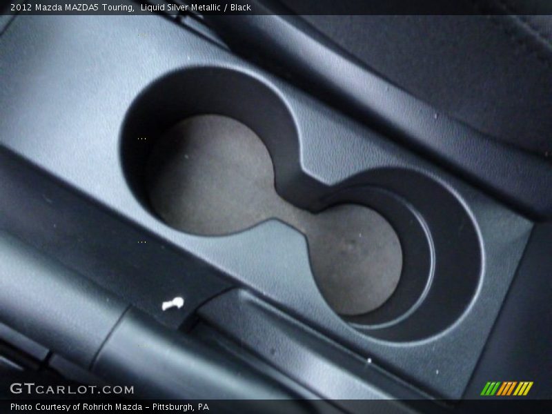 Liquid Silver Metallic / Black 2012 Mazda MAZDA5 Touring