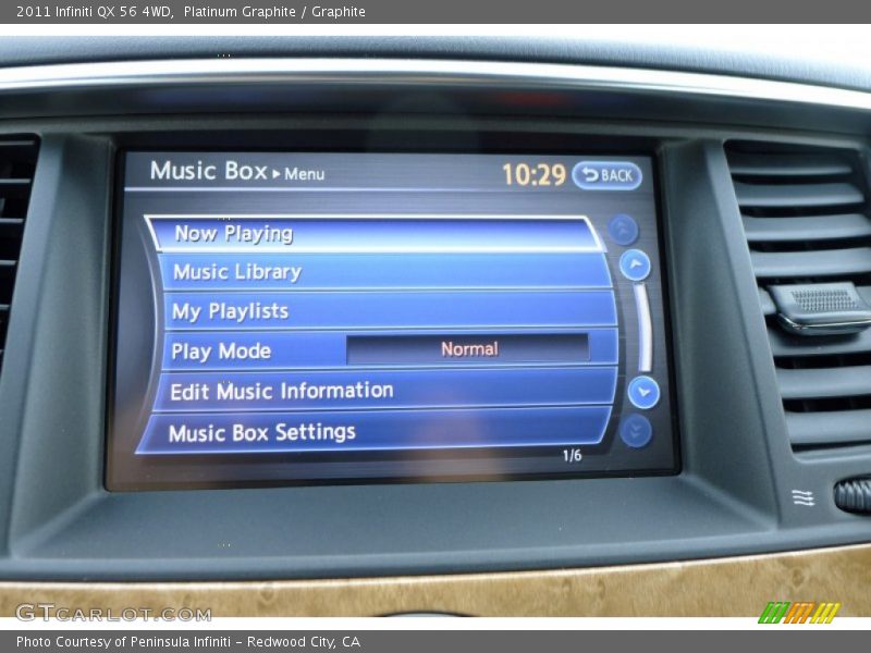 Platinum Graphite / Graphite 2011 Infiniti QX 56 4WD