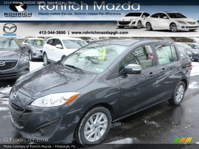 Meteor Gray / Sand 2014 Mazda MAZDA5 Sport