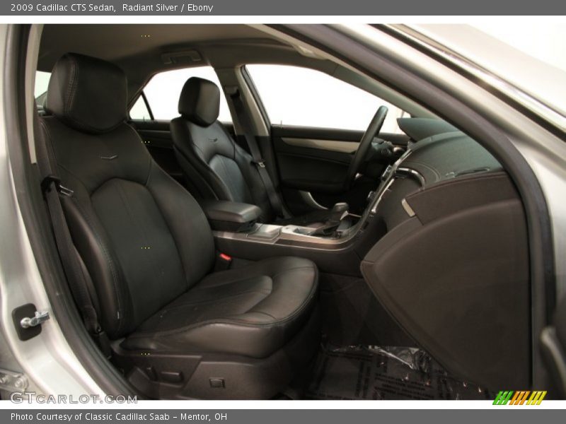 Radiant Silver / Ebony 2009 Cadillac CTS Sedan