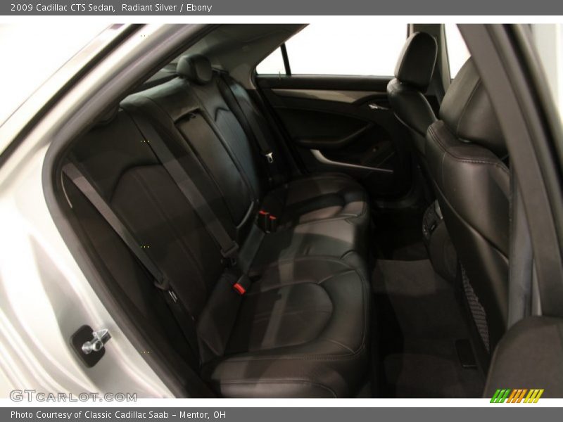 Radiant Silver / Ebony 2009 Cadillac CTS Sedan