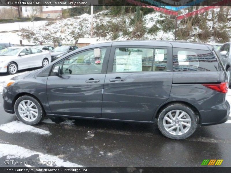 Meteor Gray / Sand 2014 Mazda MAZDA5 Sport