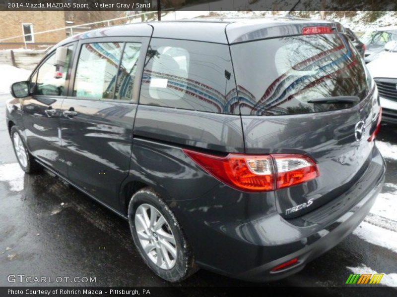 Meteor Gray / Sand 2014 Mazda MAZDA5 Sport