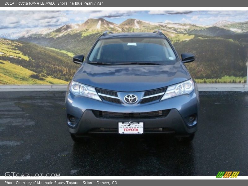 Shoreline Blue Pearl / Ash 2014 Toyota RAV4 LE AWD