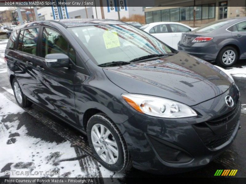 Meteor Gray / Sand 2014 Mazda MAZDA5 Sport