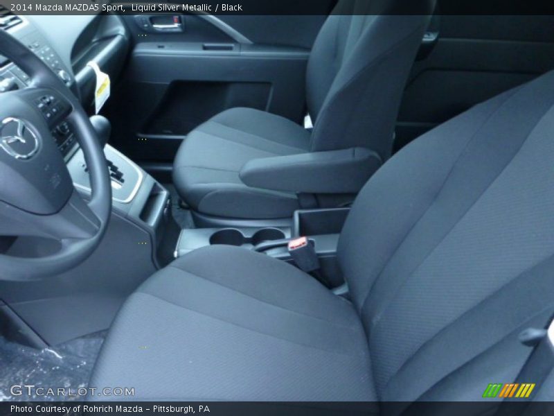 Liquid Silver Metallic / Black 2014 Mazda MAZDA5 Sport