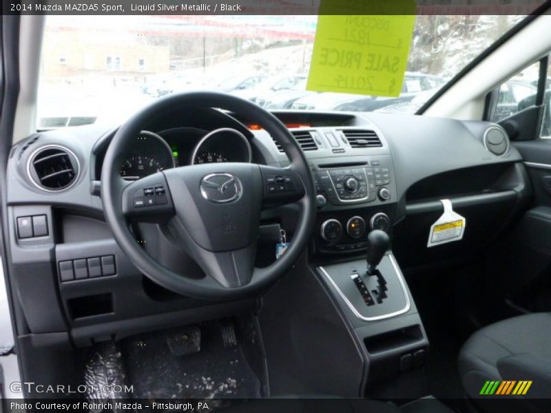 Liquid Silver Metallic / Black 2014 Mazda MAZDA5 Sport