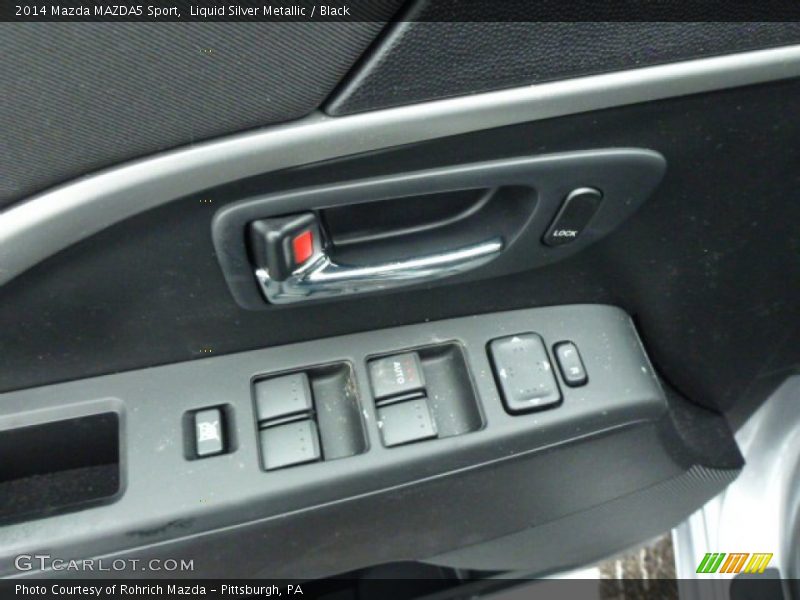 Liquid Silver Metallic / Black 2014 Mazda MAZDA5 Sport