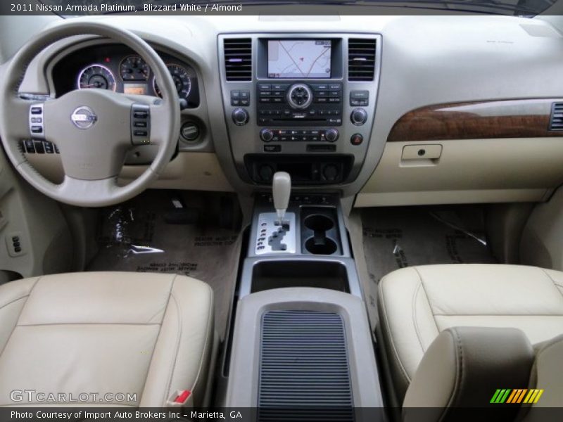 Blizzard White / Almond 2011 Nissan Armada Platinum